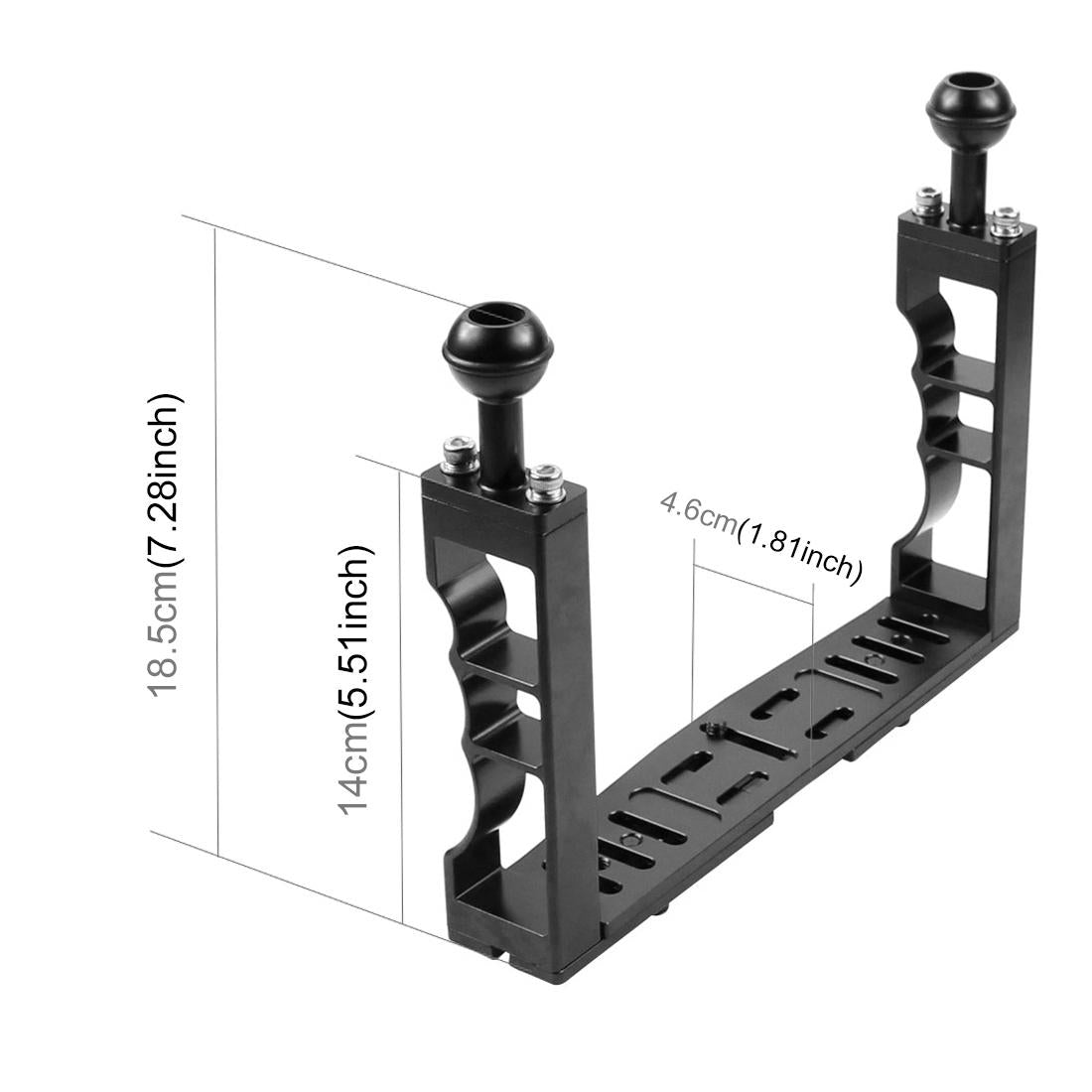 Upgraded Dual Handheld Diving Arm For Underwater Photography-1915197917174566913