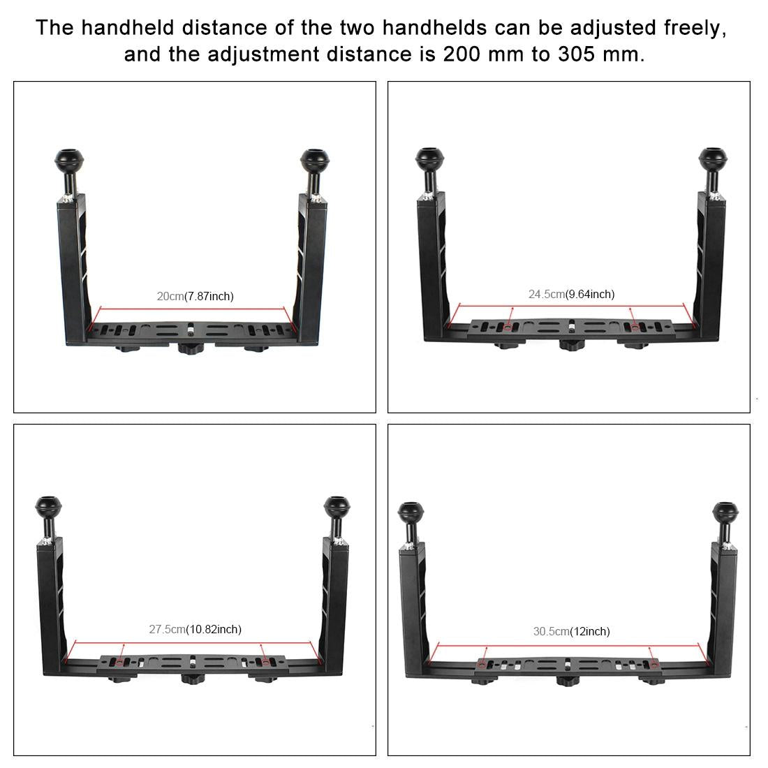 Upgraded Dual Handheld Diving Arm For Underwater Photography-1915197917174566915