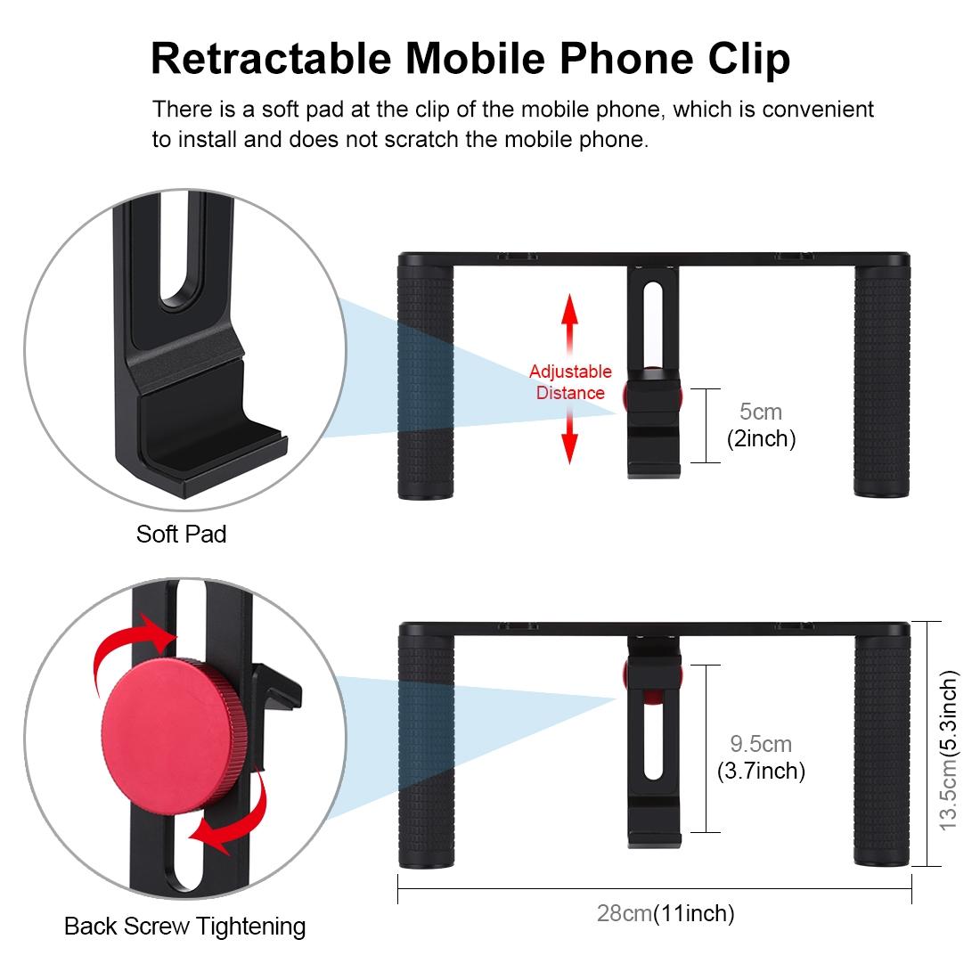 Smartphone Video Rig For Vlogging And Filmmaking - Stabilizer For Iphone Galaxy Huawei Xiaomi Htc Lg Google And More-1915197292261019649