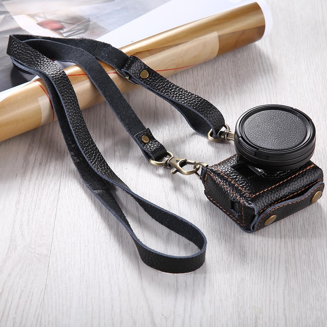 Genuine Leather Housing Case For Gopro Hero7 / 6 / 5 With Neck Strap And 52Mm Uv Lens-1915196761585094663