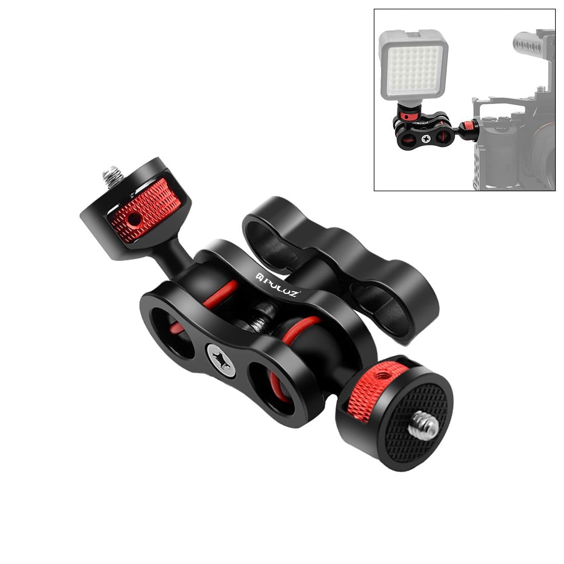 Universal Magic Arm With Ball Head Mount - Black-1915196757243990022