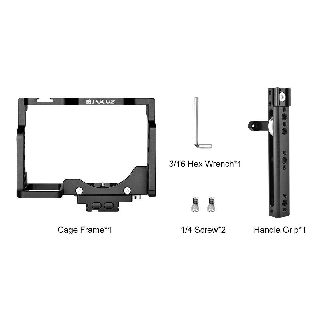 Filmmaking Rig With Handle For Nikon Z6 / Z7 - Black Cage-1915196495943045128