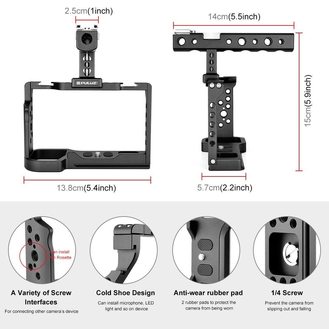 Sony Alpha 7C Video Camera Cage With Handle-1915196687027146754