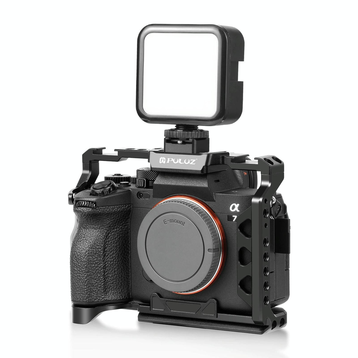 Aluminum Cold Shoe Mount For Microphone Or Flash Light - Black-1915196486765907973