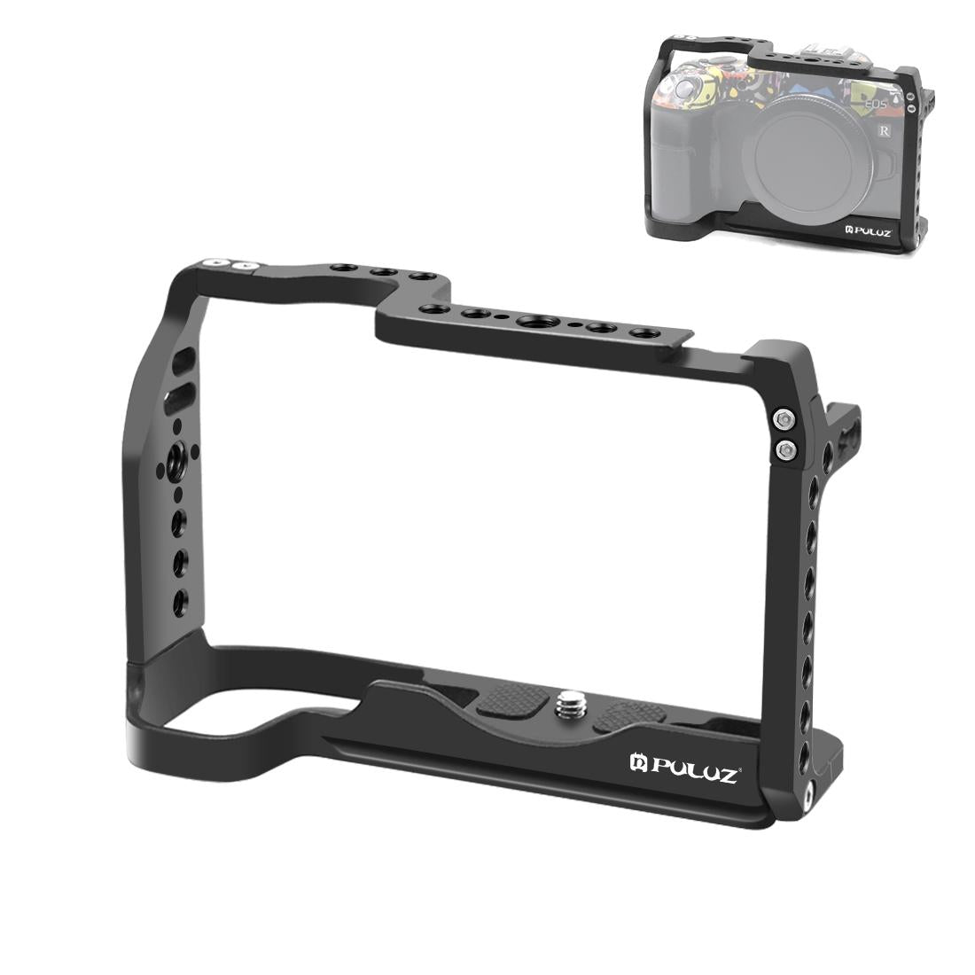 Metal Camera Cage For Canon Eos-Rp Stabilizer Rig - Black-1943465052837384192