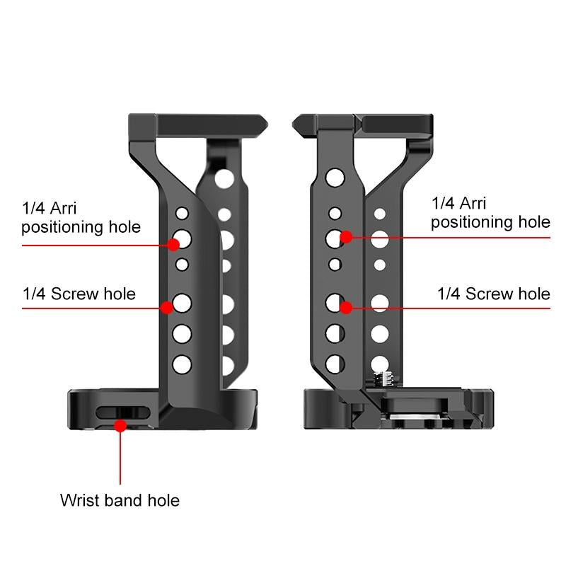 Aluminum Camera Cage For Sony Zv-E1 Stabilizer - Black-1915196792593584131