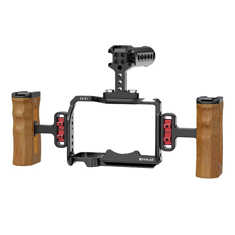 Aluminum Camera Cage For Sony Zv-E1 Stabilizer - Black-1915196792593584134