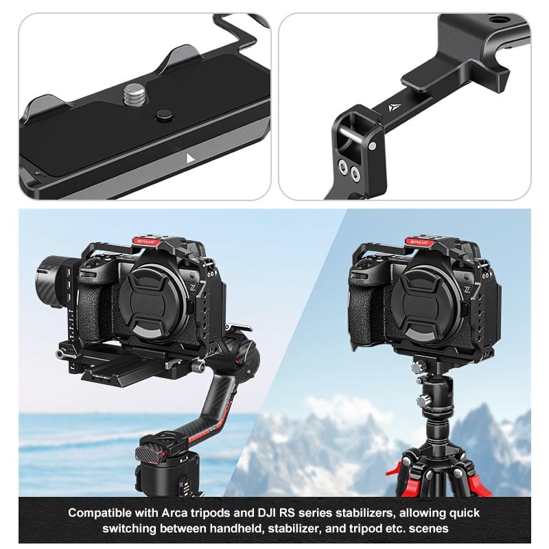 Metal Camera Cage For Nikon Z6Iii / Z6Ii - Stabilizer Rig Black-1915196501529858052