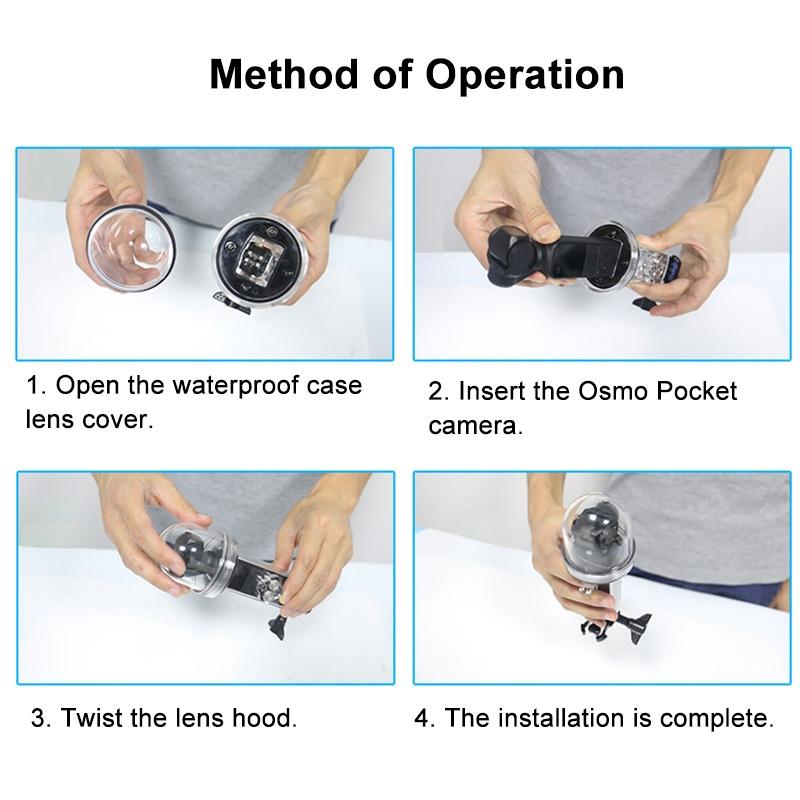 Waterproof Diving Case For Dji Pocket - 60M Depth-1915197388247666695