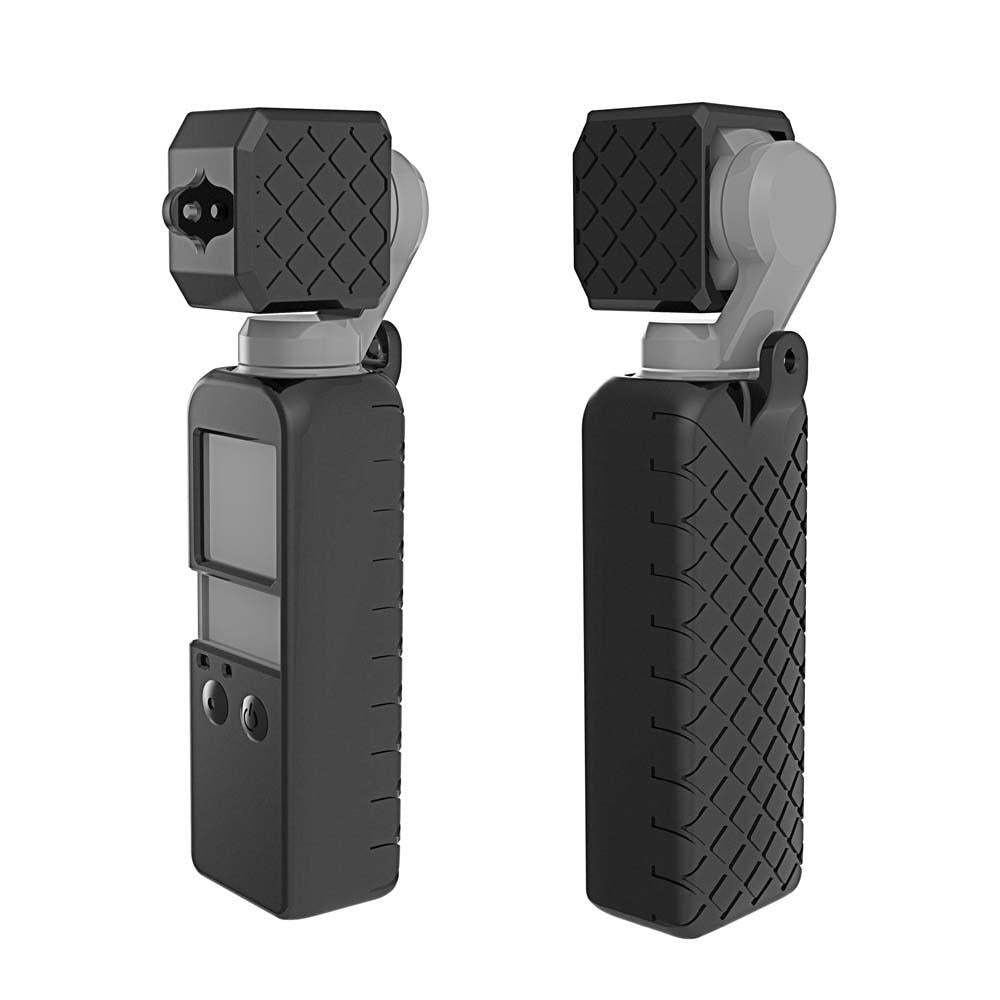 Diamond Texture Silicone Cover Set For Dji Pocket - 2 In 1-1915196757671809024