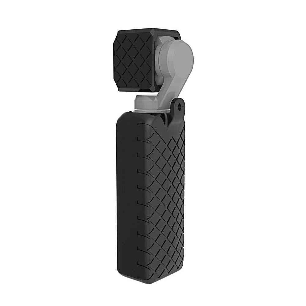 Diamond Texture Silicone Cover Set For Dji Pocket - 2 In 1-1915196757671809026