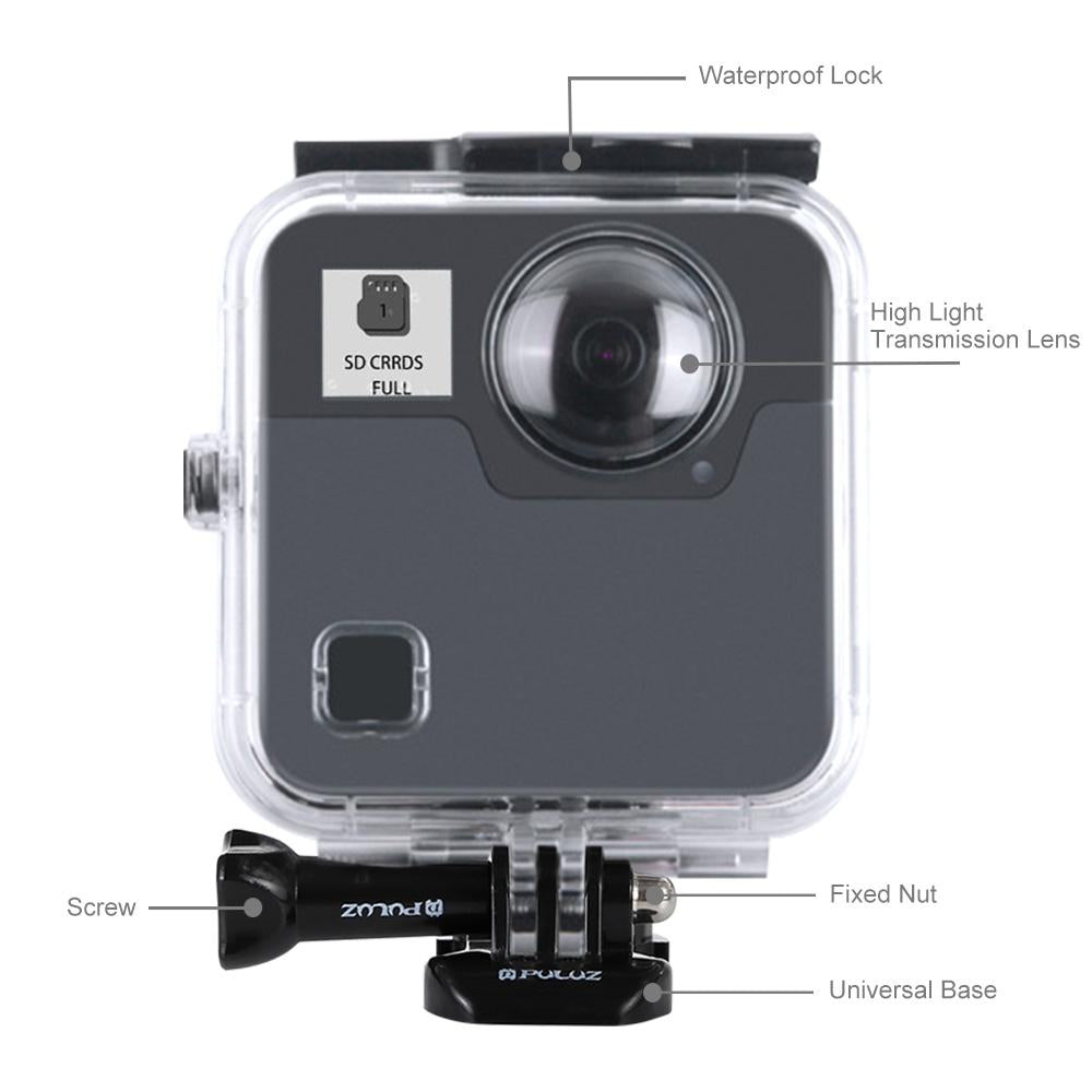 Waterproof Diving Case For Gopro Fusion - 45M Depth-1915198123974725633
