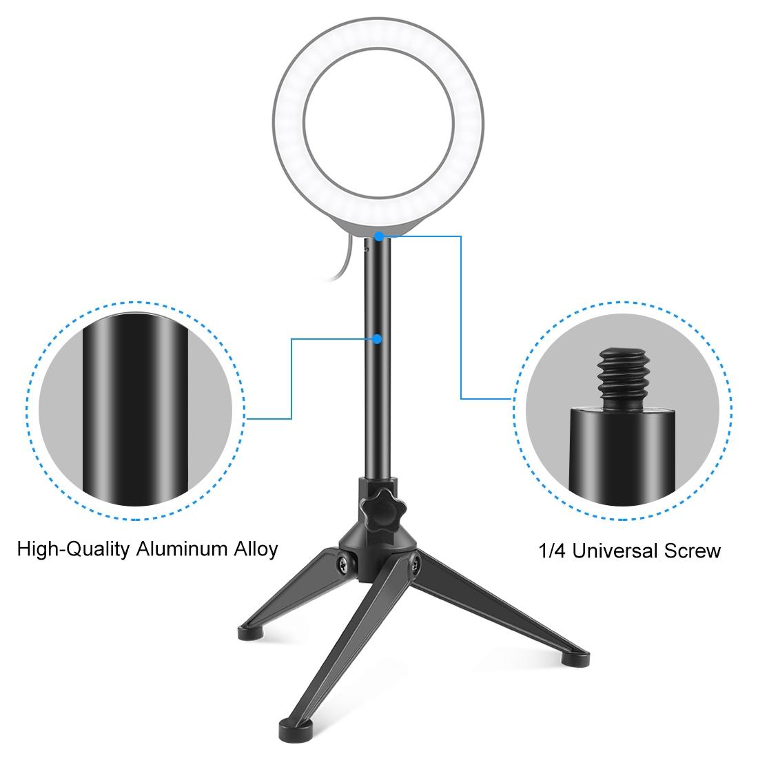 Adjustable Desktop Tripod Selfie Stick Holder - Compact-1915197268408012803