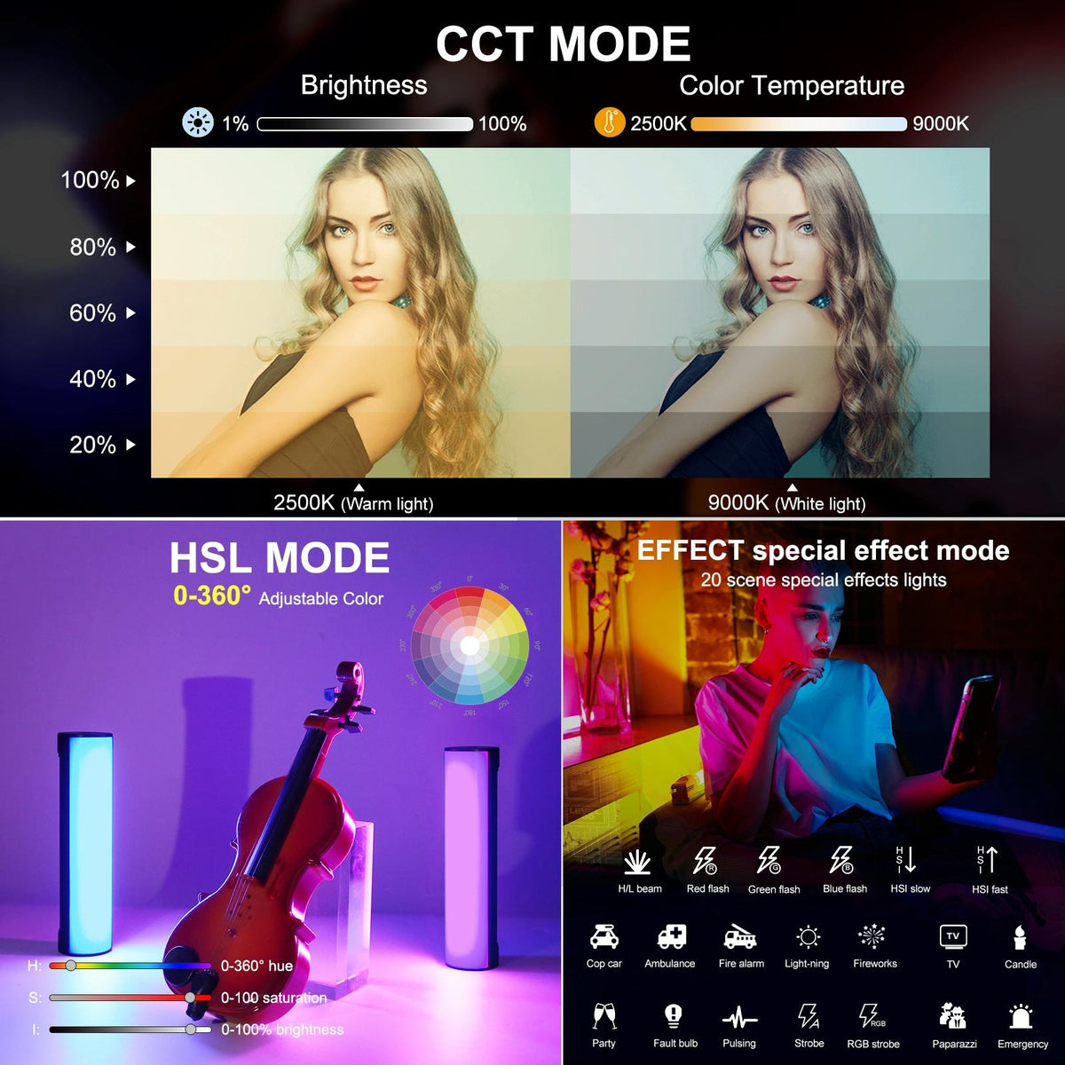 17Cm Handheld Rgb Magnetic Led Fill Light Stick - Full Colour-1915197300792233988