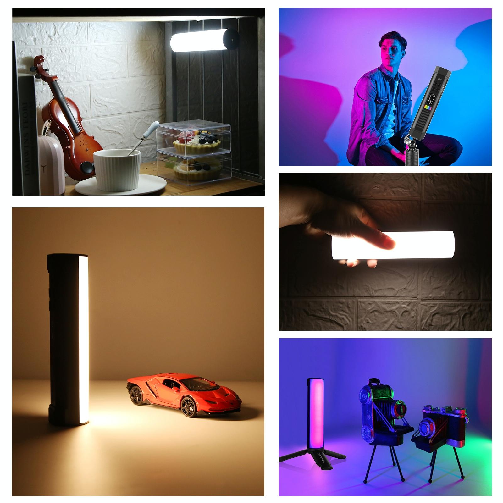17Cm Handheld Rgb Magnetic Led Fill Light Stick - Full Colour-1915197300792233993