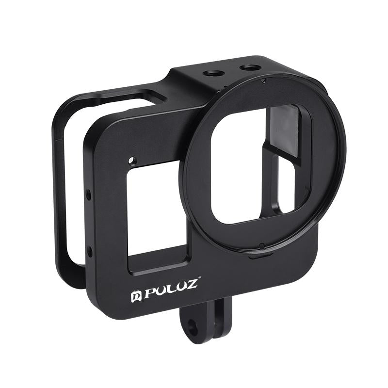 Aluminum Protective Cage With 52Mm Uv Lens For Gopro Hero8-1915196505392812033