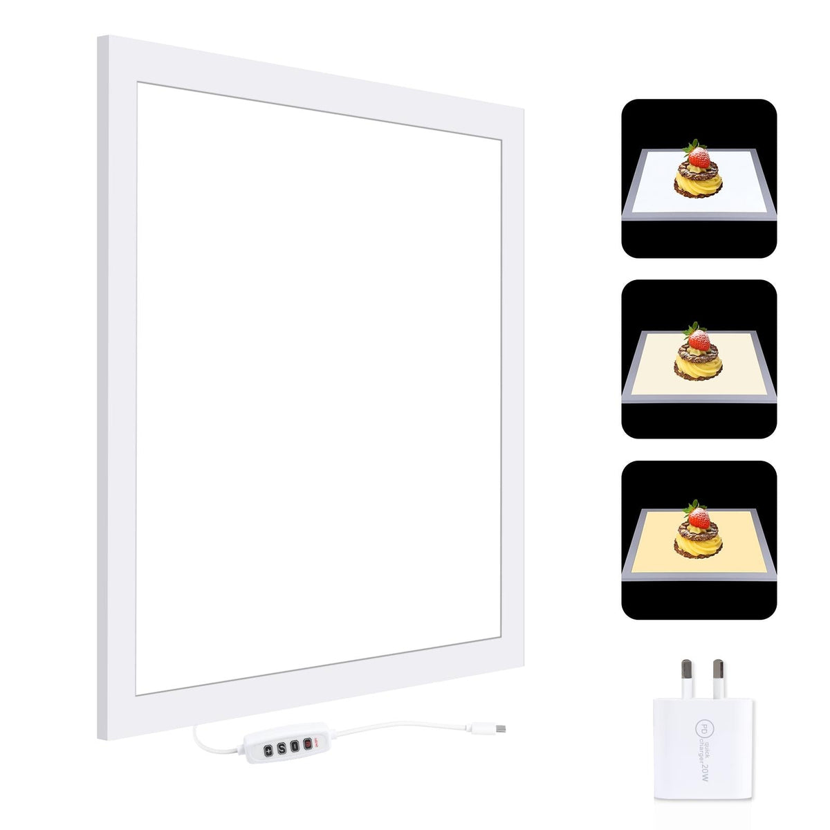 Dimmable 1000Lm Led Light Pad For 40Cm Photo Studio Box-1915196617930182656