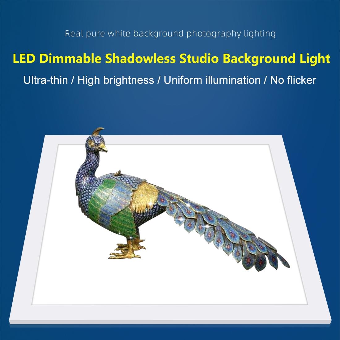 1000Lm Led Photography Light Panel With Switch - 38Cm Metal No Polar Dimming - 33.3Cm X 33.3Cm Effective Area-1964932223635427329