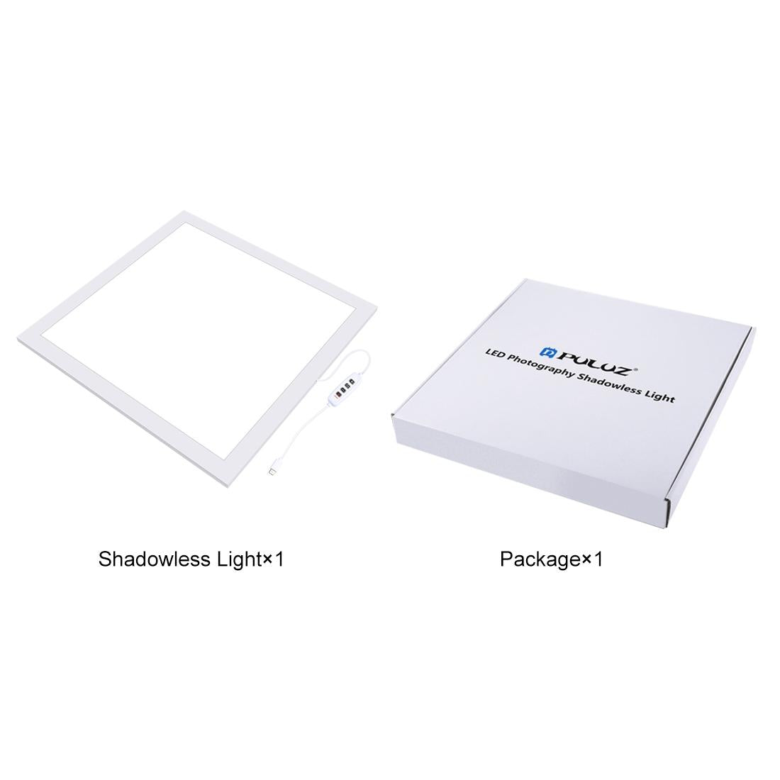 1000Lm Led Photography Light Panel With Switch - 38Cm Metal No Polar Dimming - 33.3Cm X 33.3Cm Effective Area-1964932223635427329