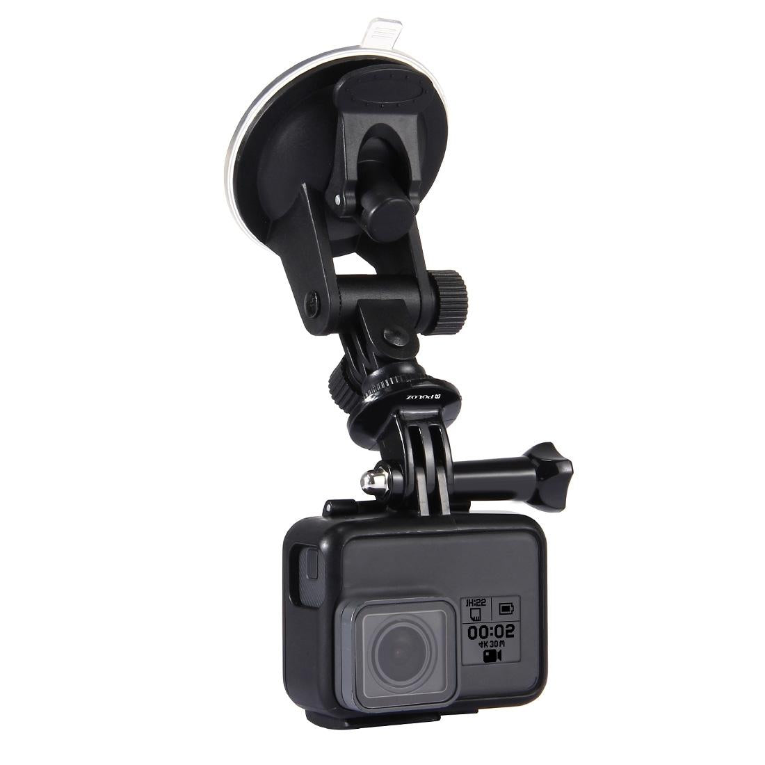 Universal Suction Cup Mount For Action Cameras With Tripod Adapter And Storage Bag-1915198049622298633