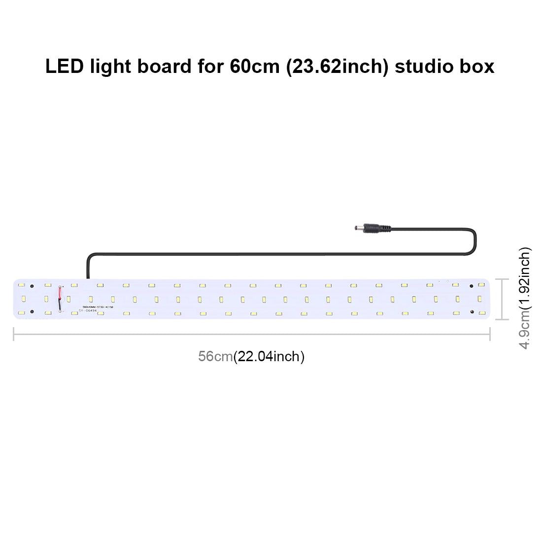 60Cm Studio Tent Light Panel - 30W 1690Lm 60 Leds Smd 5730 - 5500K Aluminum Base-1964932301255217156