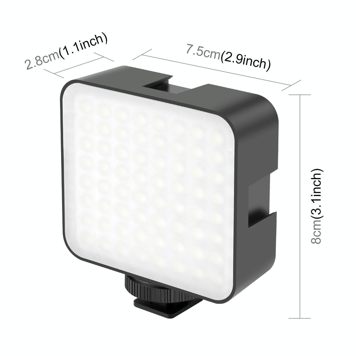 5W 64Led Fill Light For Camera / Camcorder - Black-1964932147236179969