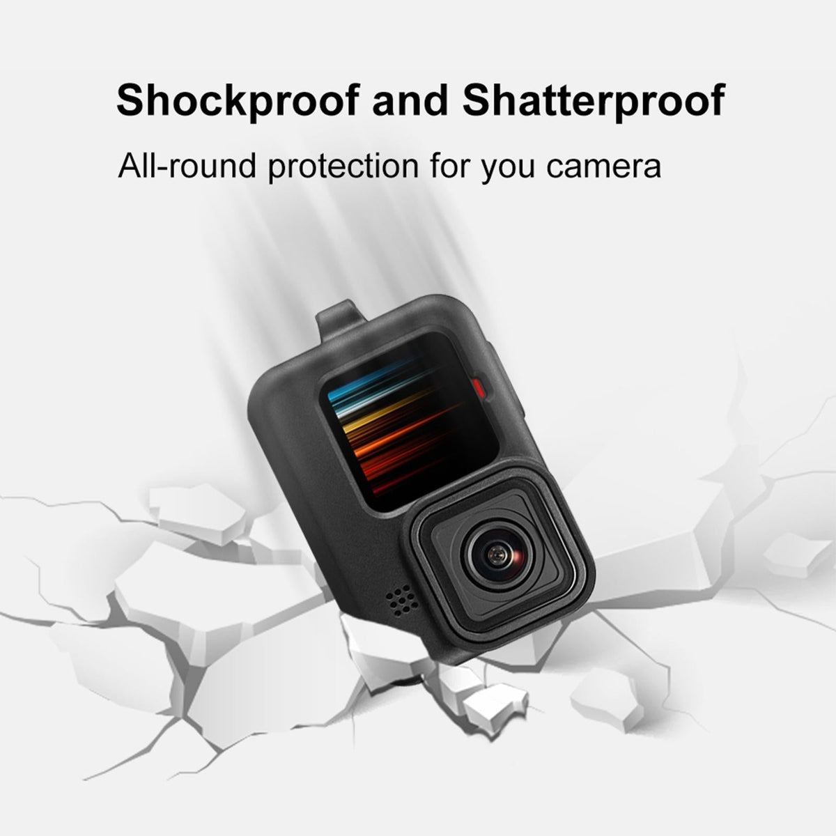 Silicone Protective Case With Wrist Strap And Lens Cover For Gopro Hero12-1915196676176482308