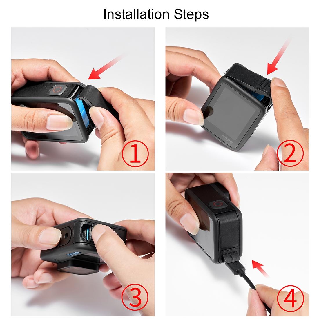 Gopro Hero12 Battery Cover - Replacement Pom Plastic Interface-1922443418030706694