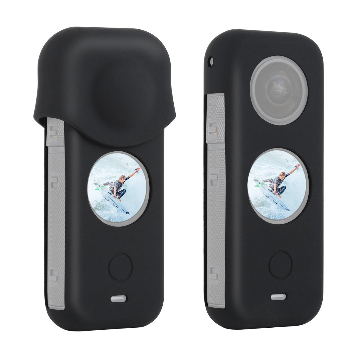 Silicone Full Body Protective Case For Insta360 One X2 - Dust Proof-1915196678126833664