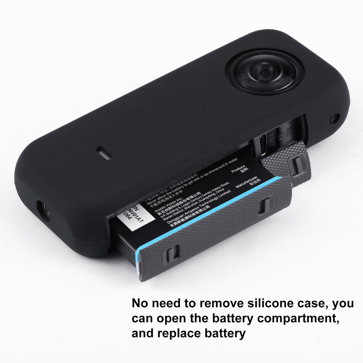 Silicone Full Body Protective Case For Insta360 One X2 - Dust Proof-1915196678126833669