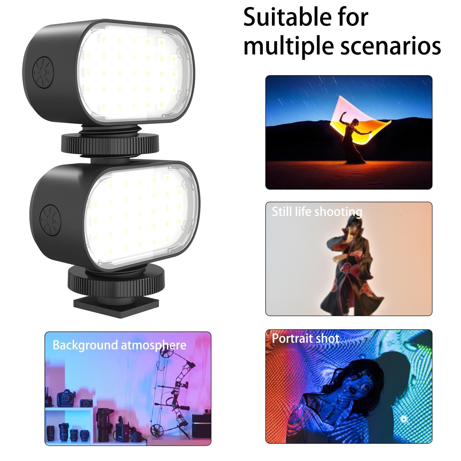Switchable 6-Colour Led Beauty Fill Light For Live Broadcast And Photography-1915196771248771077