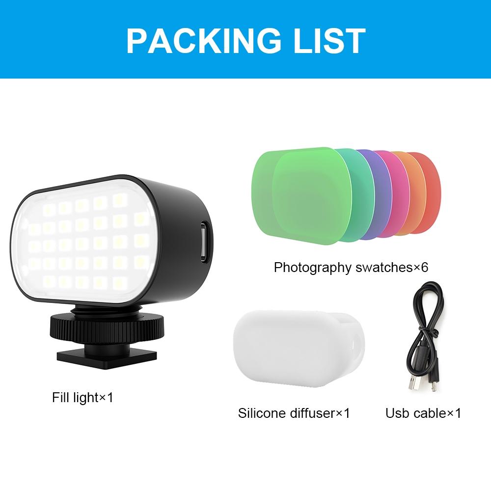 Switchable 6-Colour Led Beauty Fill Light For Live Broadcast And Photography-1915196771248771080