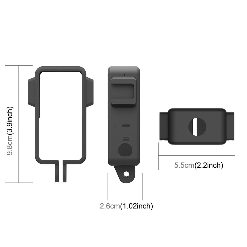 Protective Cage With Dual Cold Shoes For Dji Action 2-1915196723823775745