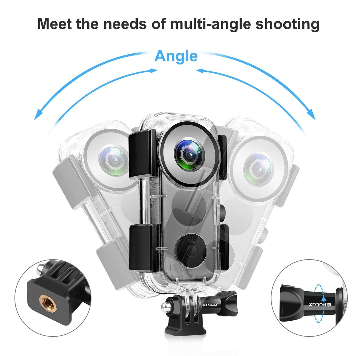 Waterproof Housing For Insta360 One X2 - 30M Depth-1915196605397602307