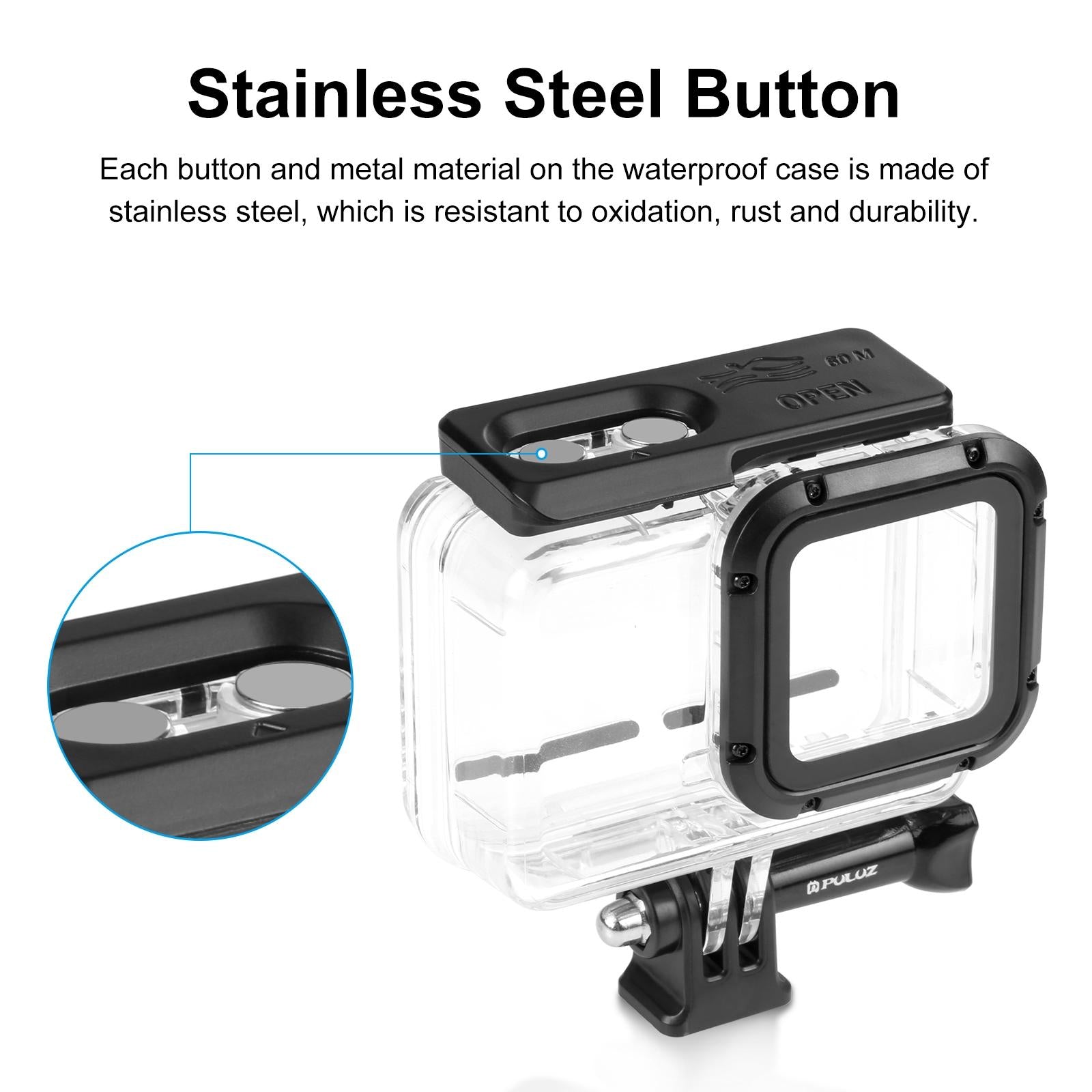 Waterproof 60M Diving Case For Insta360 One R 4K Camera-1915196603535331329