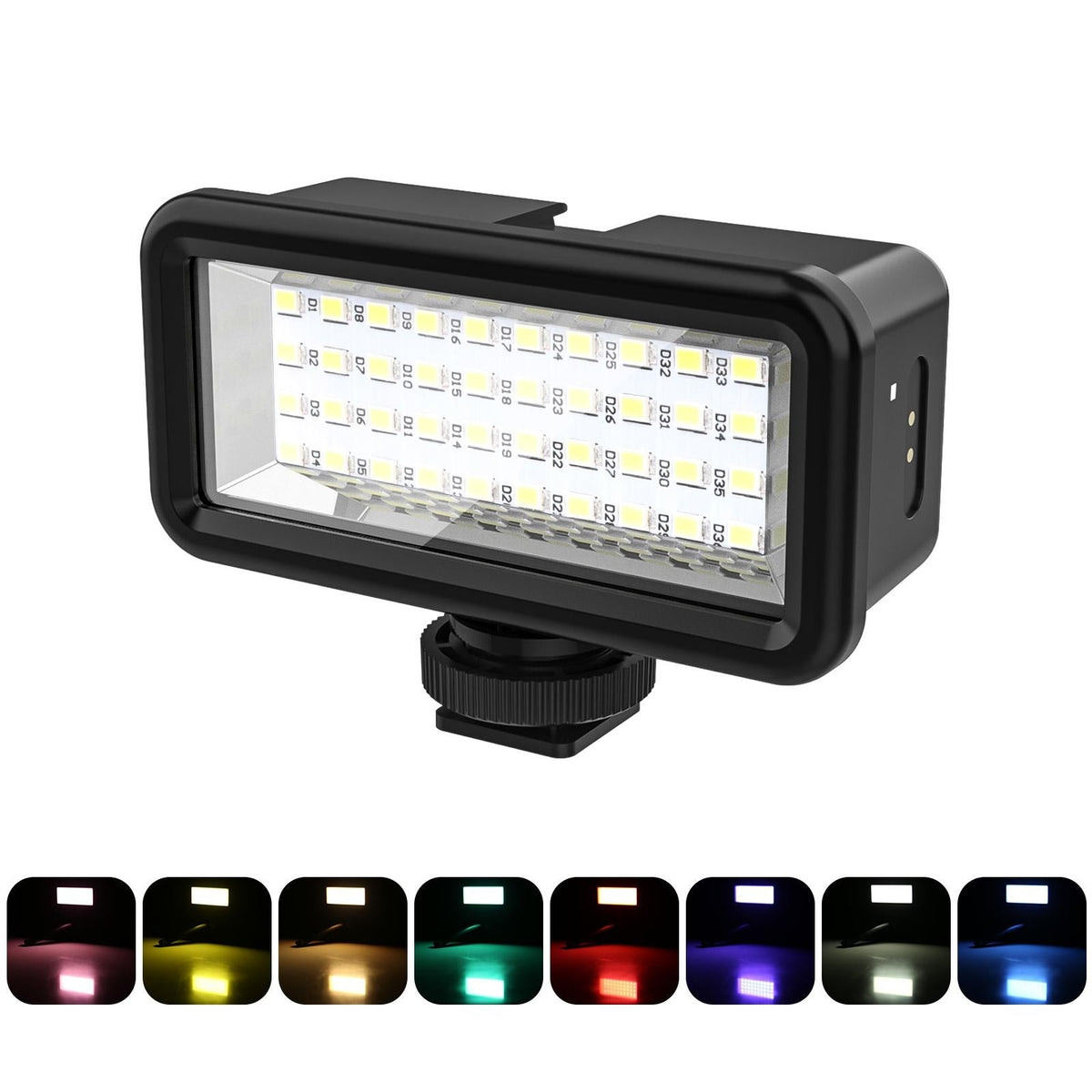 40M Waterproof Diving Fill Light For Camera And Studio - 40 Leds-1922443417154097161