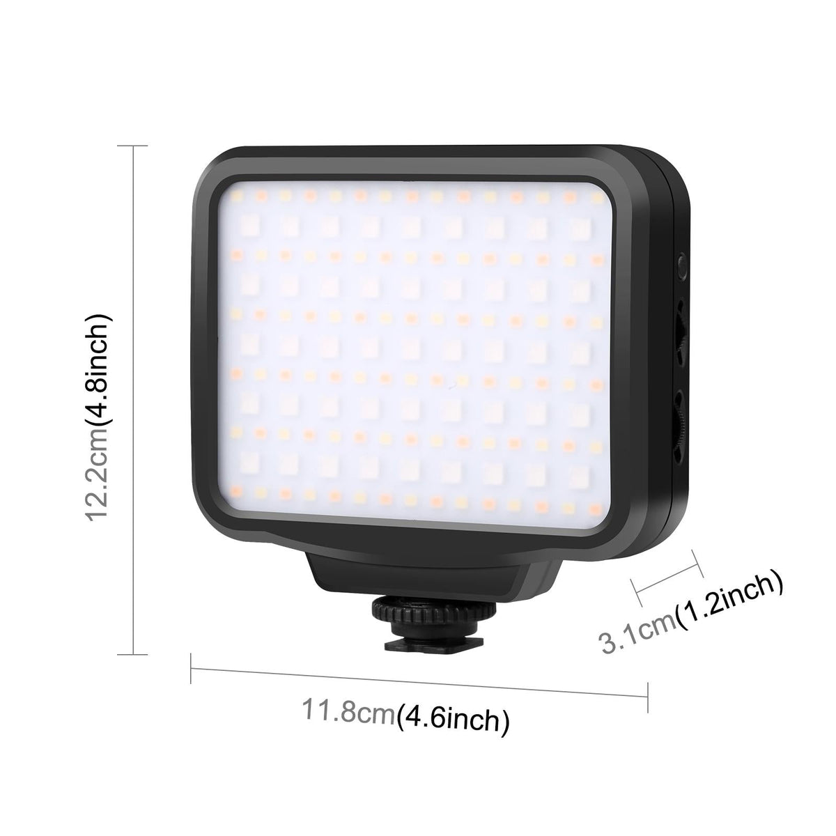 Handheld On-Camera Led Light With 2500-9900K &amp; Rgb Fill For Photography-1915197559790505985