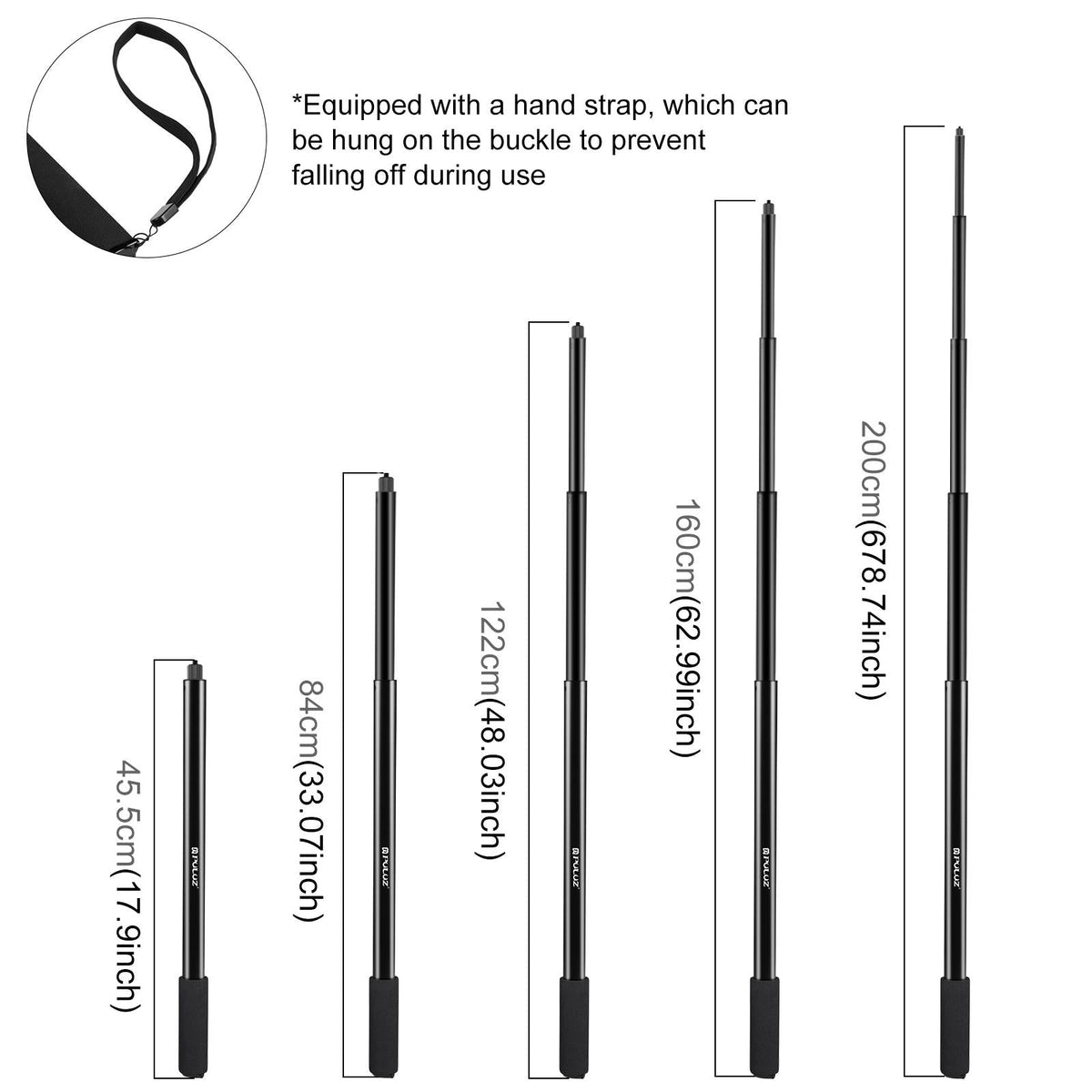 2M Extendable Selfie Stick For Insta360 One Rs X2 X3 X4-1915196702902587394