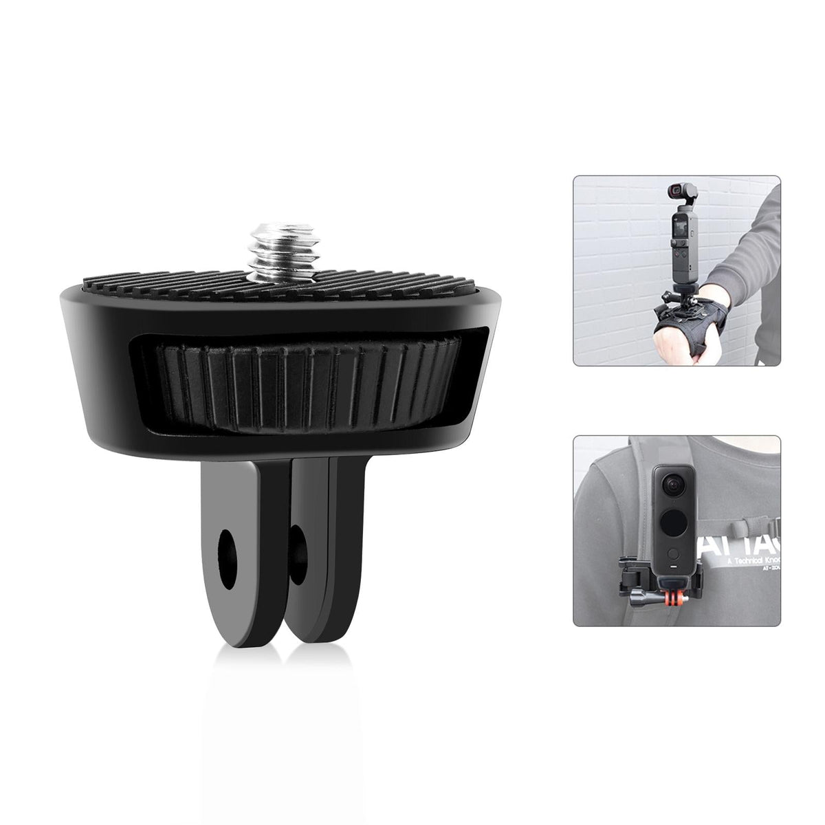 Adjustable Action Camera Tripod Adapter - 1 / 4 Screw-1915196748167516160