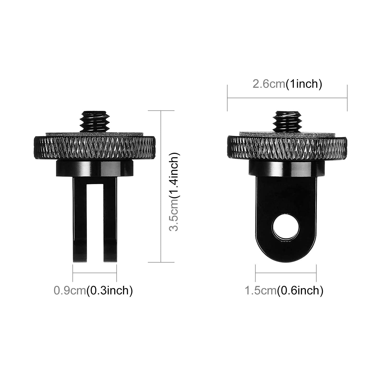 Metal Tripod Mount For Action Cameras - 1 / 4 Screw-1915196762503647233