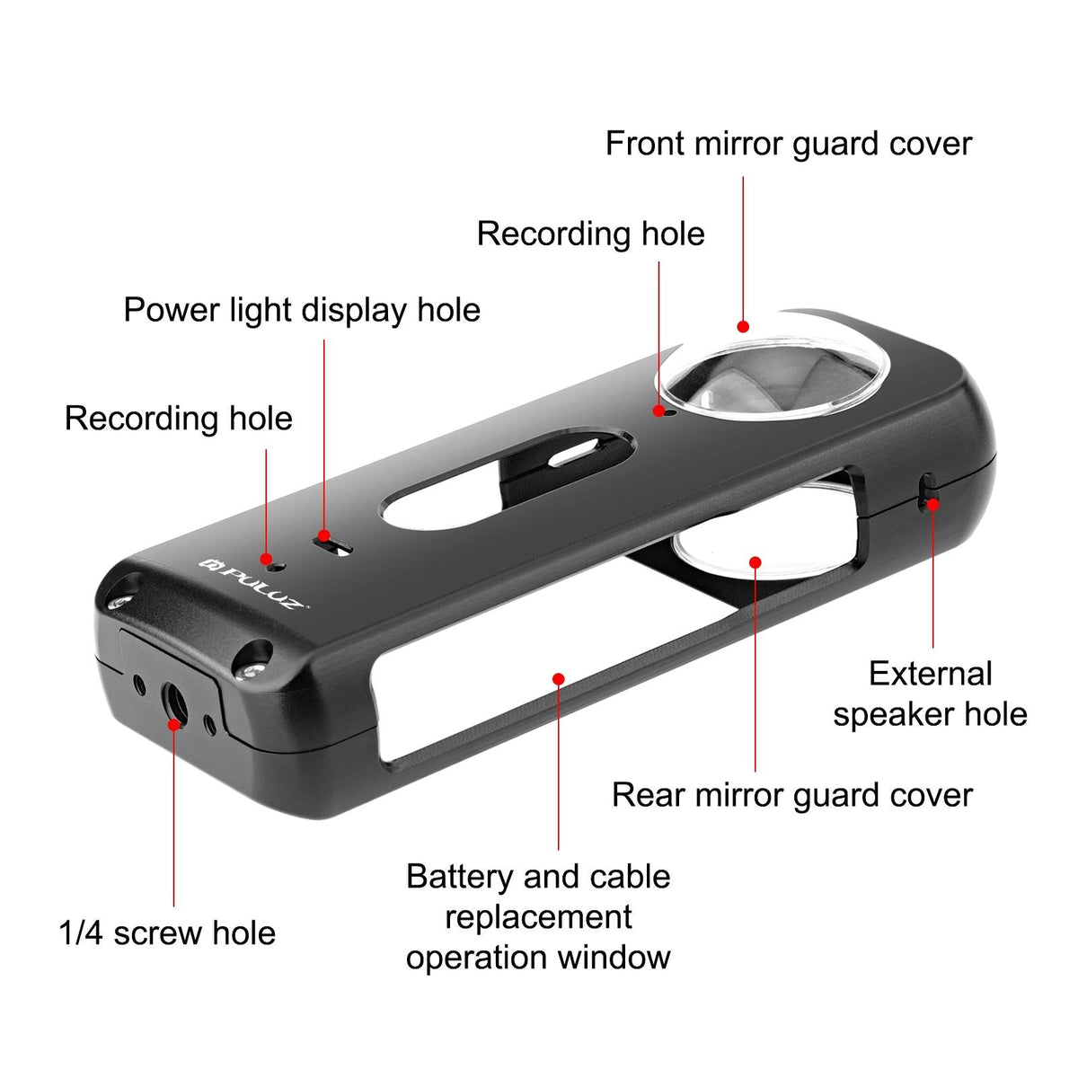 Metal Protective Cage For Insta360 X3 With Lens Protector-1915196791549202434