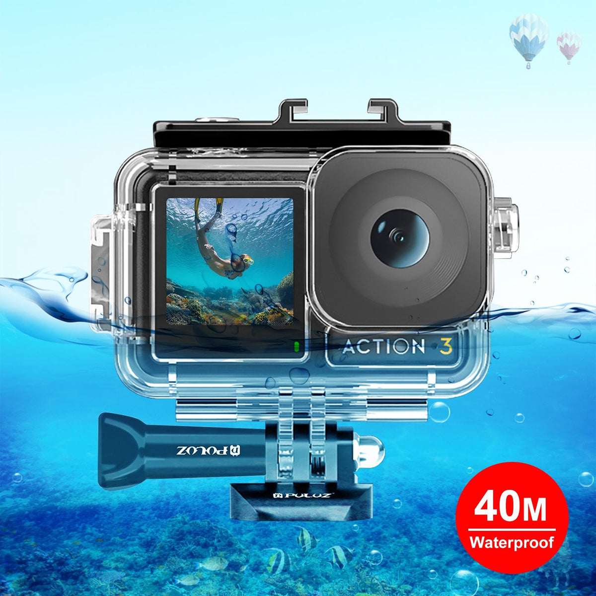 Waterproof Diving Case For Dji Action 3 / 4 - 40M Depth-1915197277635481600