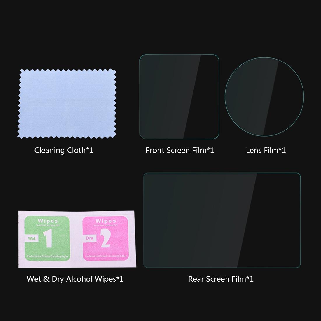 Tempered Glass Film Set For Dji Action 3 - 3-In-1 Protection For Front And Back Screens And Lenses-1915198406066835464