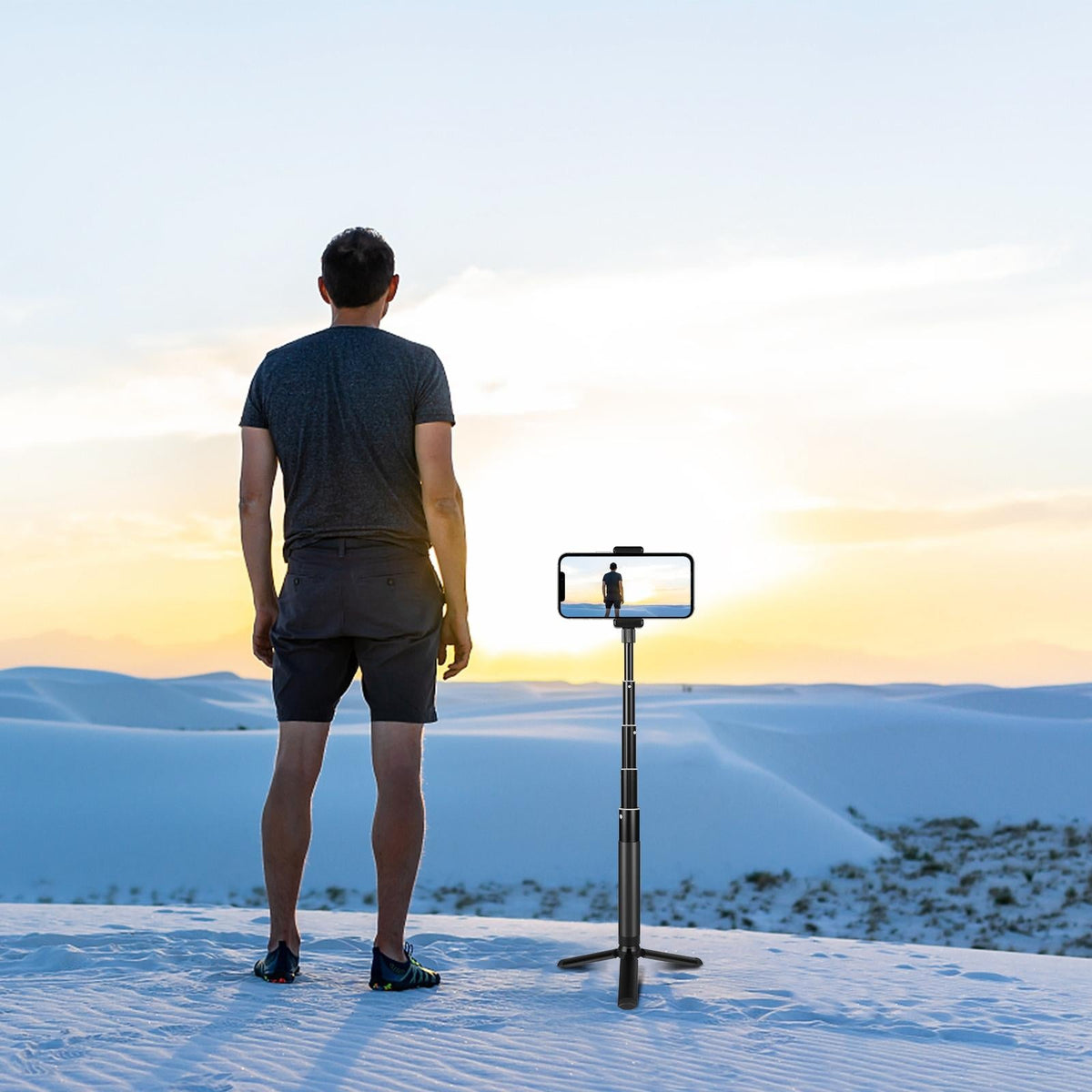 70Cm Selfie Stick With Invisible Adapter For Insta360 One X2 / X3-1915197543415943174