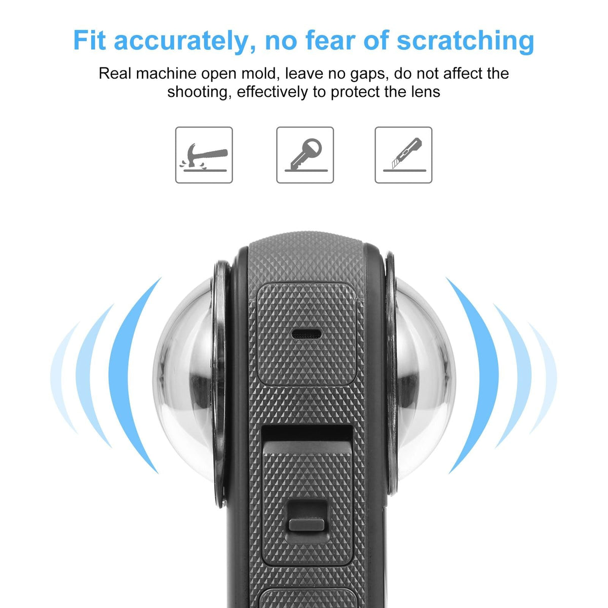 Optical Glass Lens Guard For Insta360 X3 - Protective Cover-1915196678479155202
