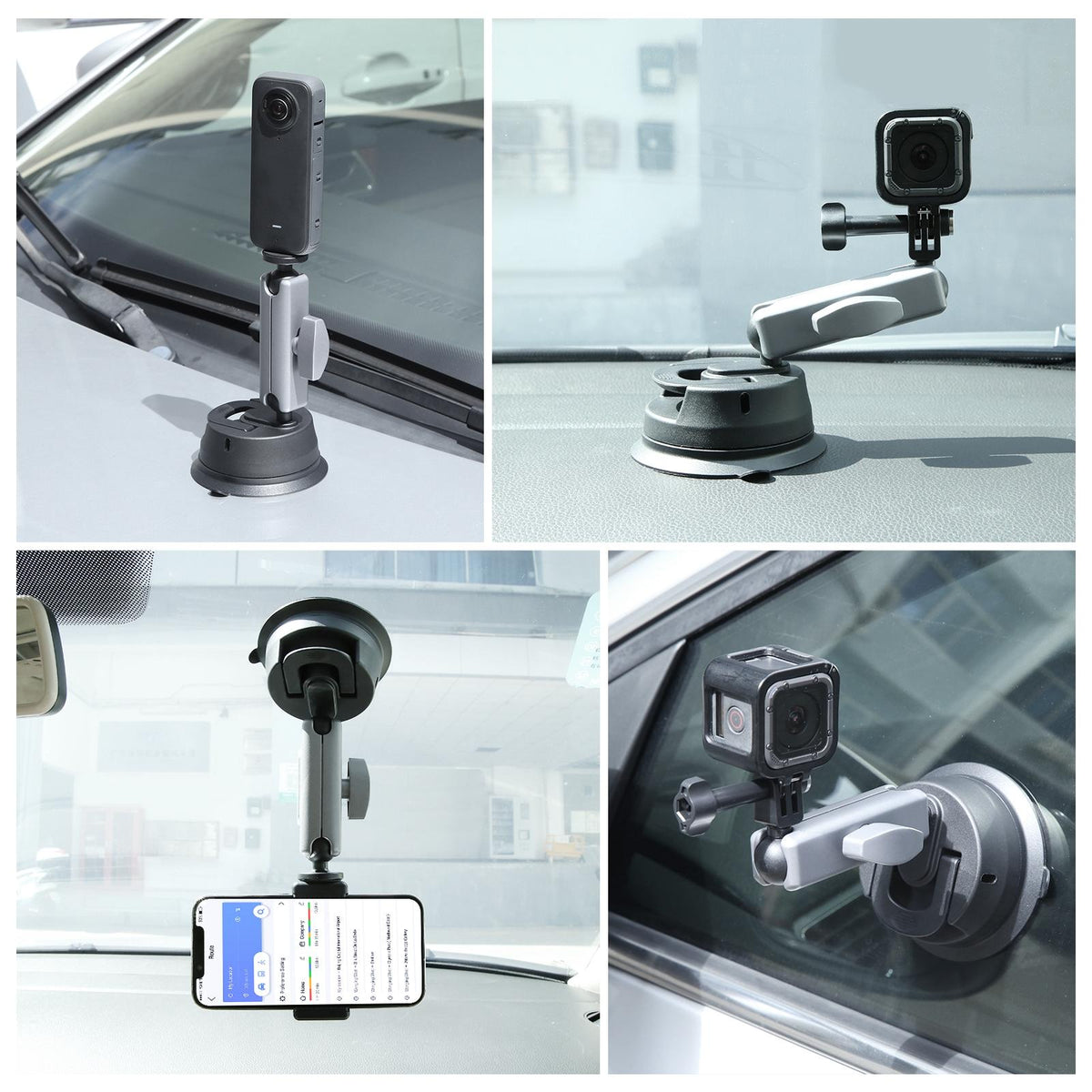 Suction Cup Arm Mount With Adapter And Screw-1915197755559645191