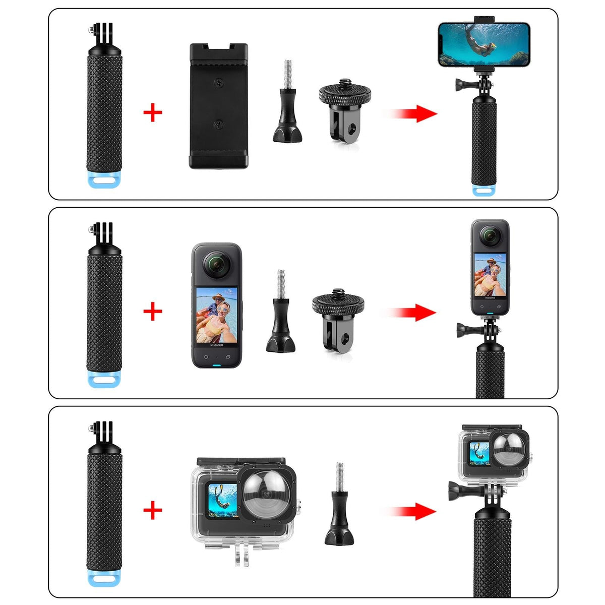 Action Camera Floating Handle Grip-1922443410078306308