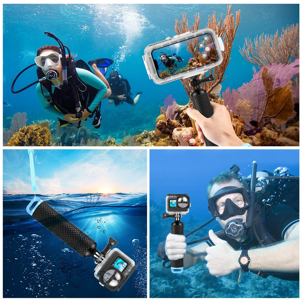 Action Camera Floating Handle Grip-1922443410078306309