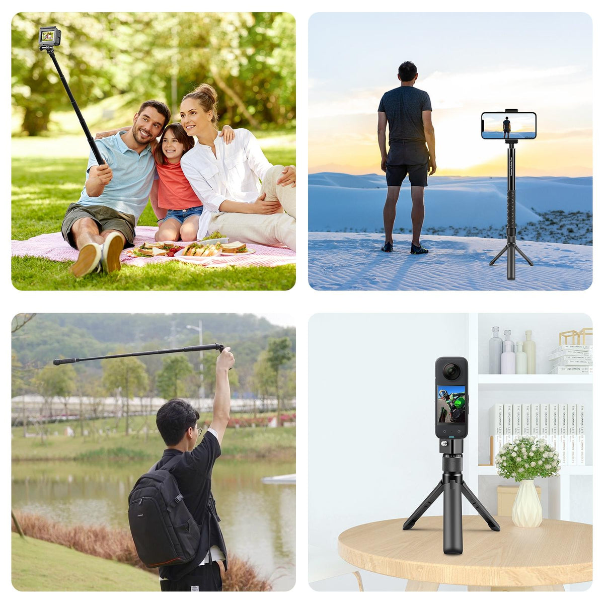 Insta360 X3 / X4 Rotary Handle Monopod-1915196484769419271
