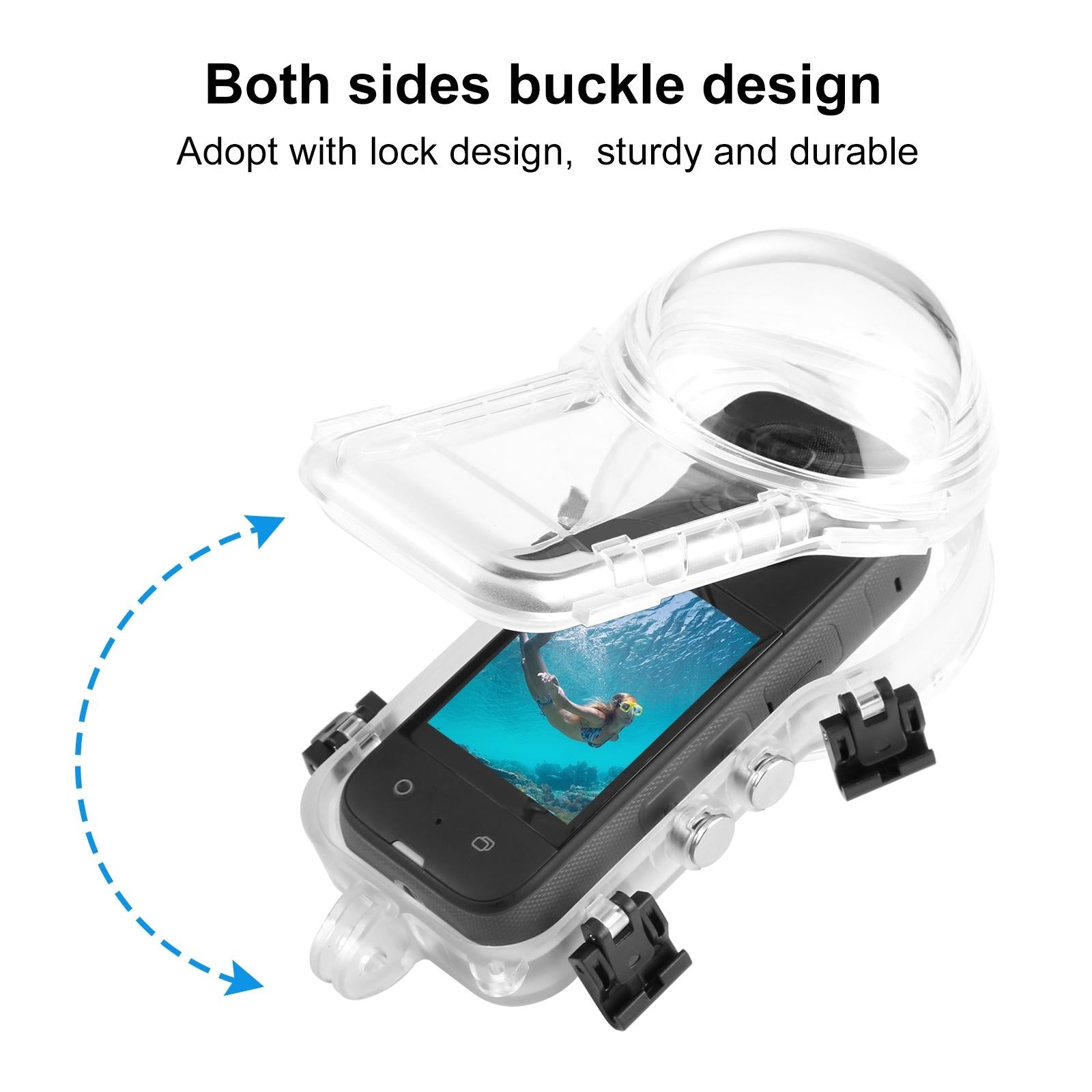 Waterproof Dive Case For Insta360 X3 - 50M Depth-1922443392789385219